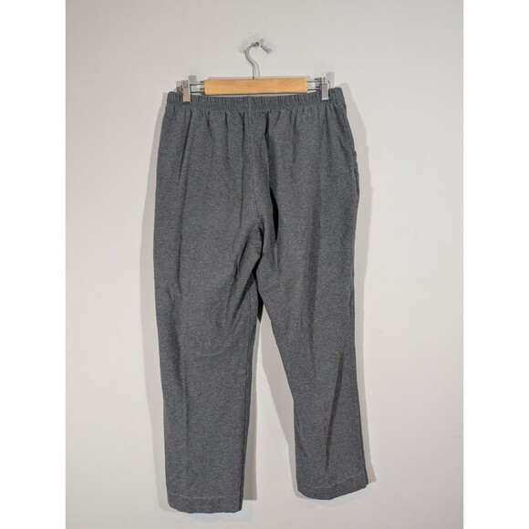 L.L. Bean Women Pull On Elastic Waist Sweatpants Grey Sz L Petite Casual Joggers - Picture 2 of 7